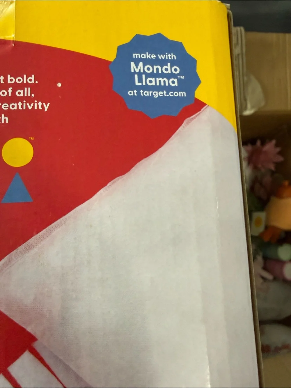 Mondo Llama Tie-Dye tie blanket Kit - Bright Rainbow